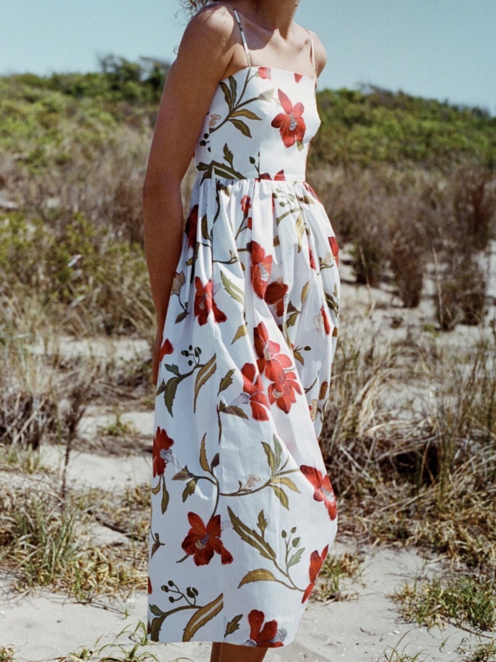 Coco Shop Red Hibiscus Dress